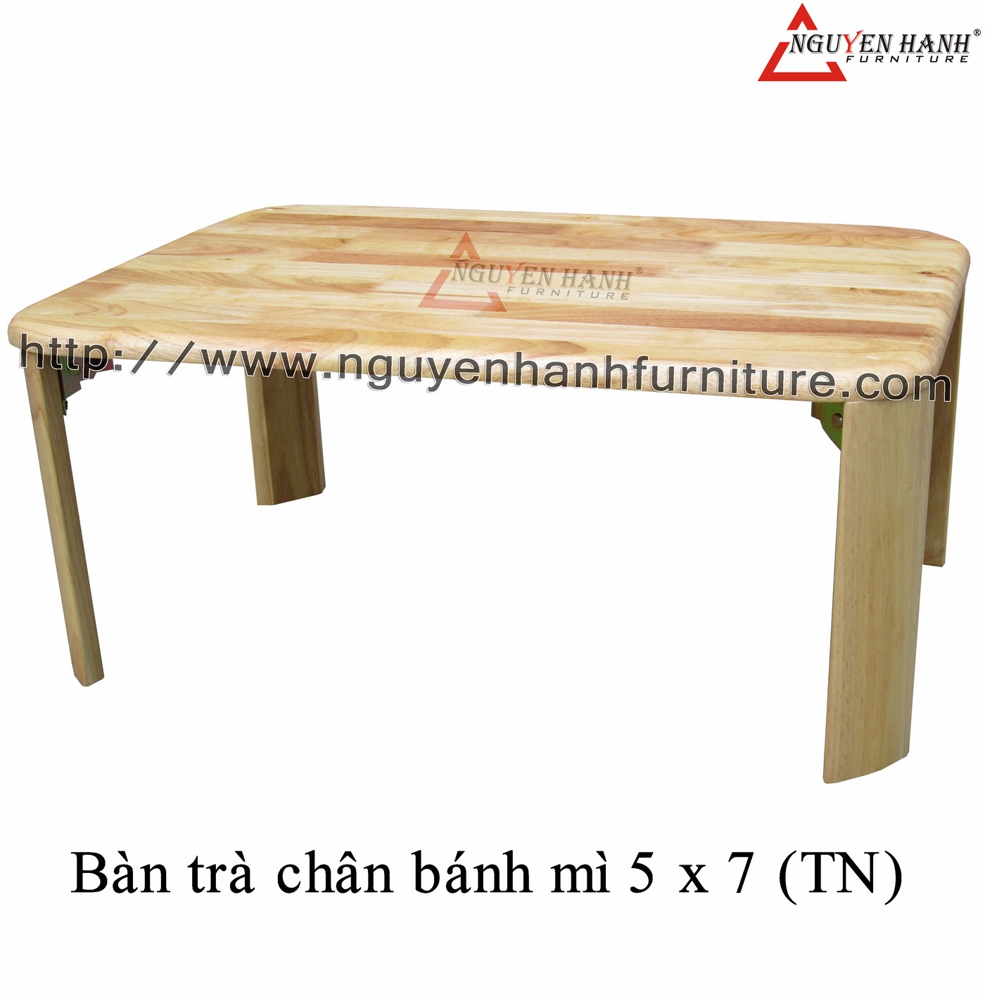 Name product: 5 x 7 Bread shape Tea table (Natural) - Dimensions: 50 x 70 x 30 - Description: Wood natural rubber